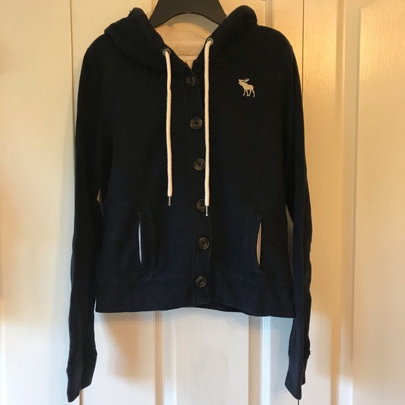 Abercrombie and Fitch Sherpa Lined Sweatshirt - Picture 1 of 4